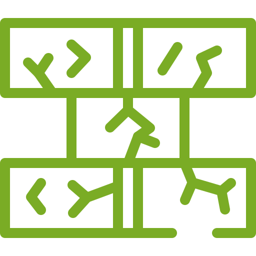 MODERN PLAN INSULATION LIMITED broken wall icon